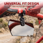 UTV Sun Visor Foldable Anti-Glare Sun Shade Universal Fit for 1.5"-2" Roll Bars