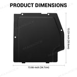 UTV Battery Cover Plate ABS Battery Protector for Can-Am Maverick X3 / X3 Max