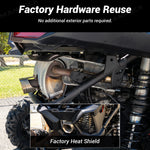 2.5" Cat Delete Pipe Stainless Steel Mid Race Pipe for Can-Am Maverick X3 / X3 Max