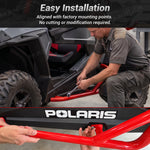 Rock Sliders Nerf Bars with Side Steps 2PCS for Polaris RZR