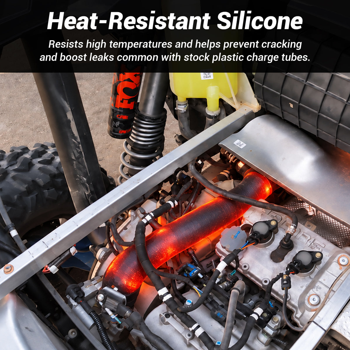 Full Silicone Charge Tubes Kit Charge Pipe for Polaris RZR