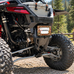 Christmas License Plate Frame, 7"x 4" Metal Motorcycle Tag Frame Universal UTV ATV Polaris / Can-Am / Honda / Kawasaki / CFMOTO