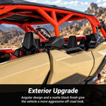 Central Roll Cage Trim Covers ABS B-Pillar Cover Replacement 2PCS for Can-Am Maverick X3 Max