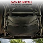 UTV Overhead Storage Bag Black Roof Cargo Bag for Polaris RZR 800 / 900