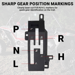 Quick Shift Gate Metal Gated Shifter Plate for Can-Am Maverick X3 / X3 Max