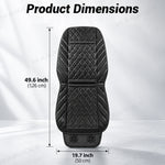 UTV 12V Heated and Ventilated Seat Cushion with Dual Fans, 5FT Power Cord Universal UTV Polaris / Can-Am / Honda / Kawasaki / CFMOTO