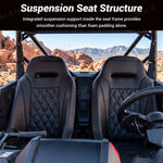 UTV Suspension Seats Heated Seats Replacement with Mounting Brackets 2PCS for Can-Am Maverick X3