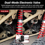 3 Inch Electric Exhaust Cutout Mid Pipe Stainless Steel Electronic Dump Valve  for Can-Am Maverick X3 / X3 MAX