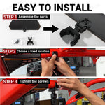 UTV Sun Visor Foldable Anti-Glare Sun Shade Universal Fit for 1.5"-2" Roll Bars