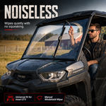 UTV Windshield Wiper Kit Manual Wiper Blade Universal Fit for Polaris / Can-Am